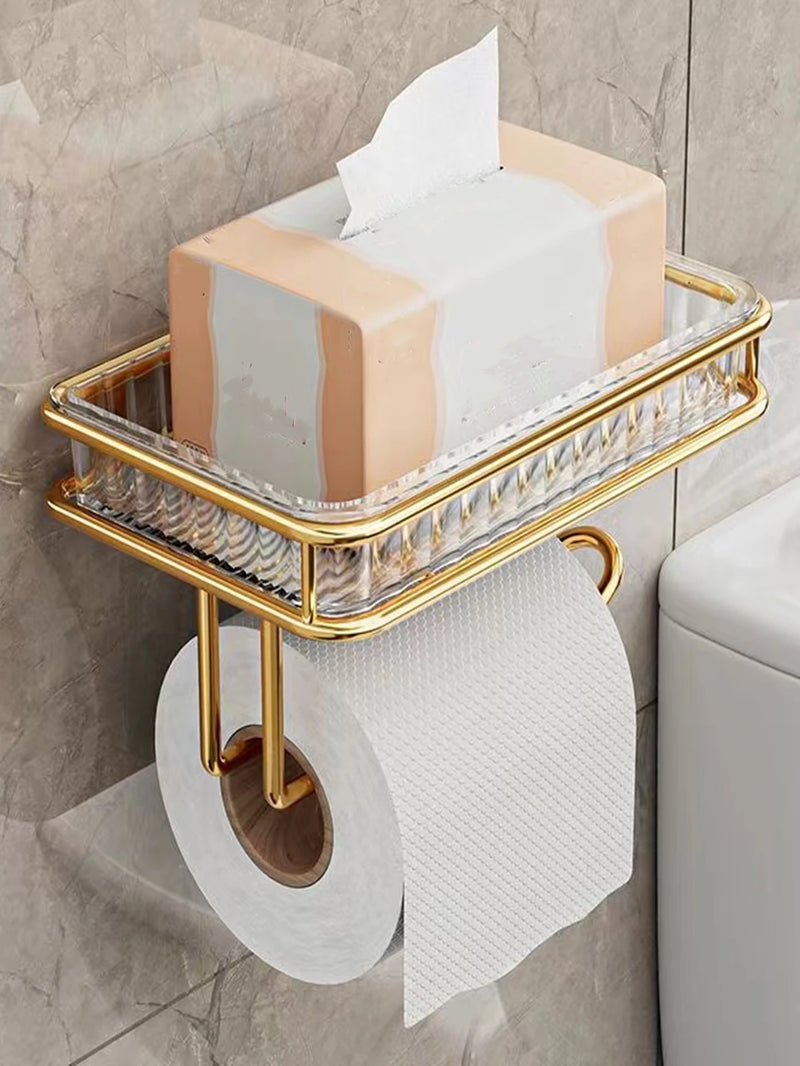 Porta Papel Higiênico Moderno com Suporte - uniaodasofertas